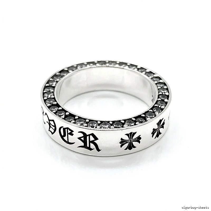 Chrome Hearts Silver Dark Style Ring