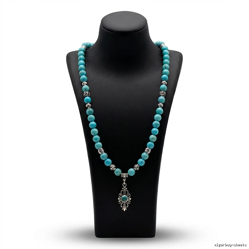Chrome Hearts Turquoise Vintage Necklace