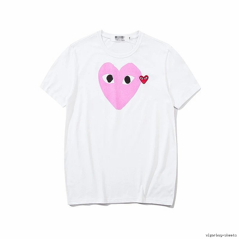 Comme des Garcons PLAY 2023-03 Style 2303 Heart Logo T-Shirt Downtown Style