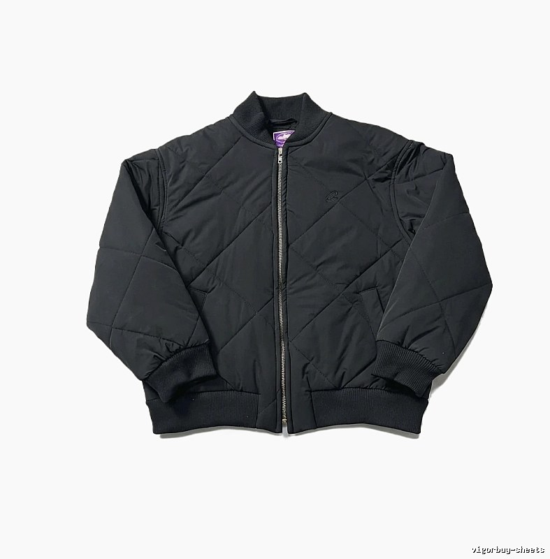 Corteiz black quilted jacket