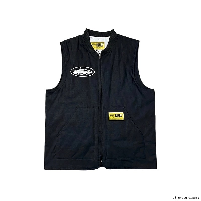 Corteiz black trendy vest