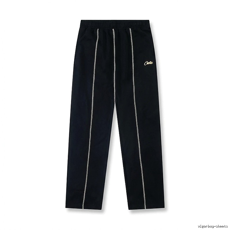 Corteiz minimalist style black trousers
