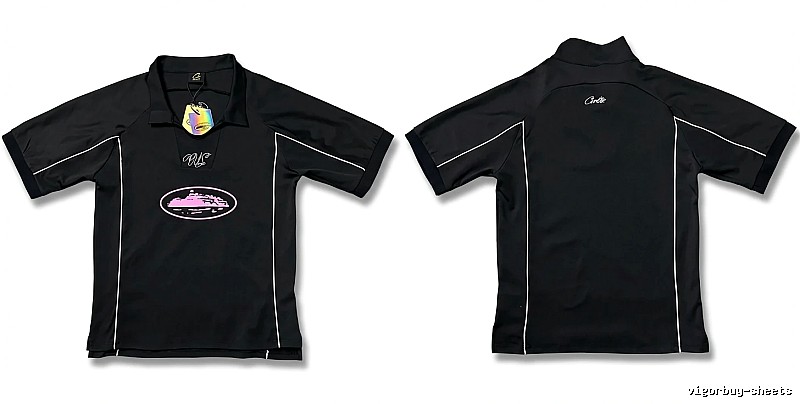 Corteiz sporty black short sleeves