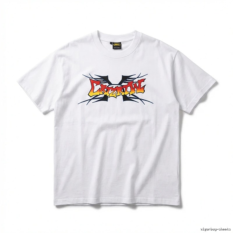 Corteiz X Series Trendy and Cool Style White T-shirt
