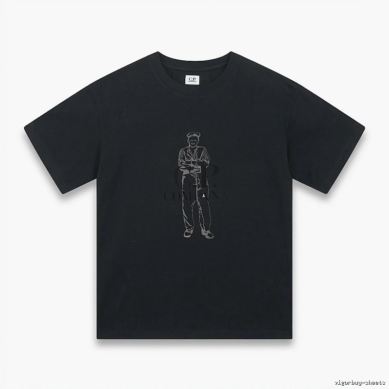 C.P. retro style black T-shirt