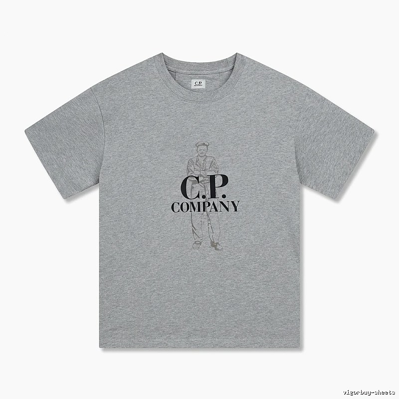 C.P. Retro Style Gray T-shirt
