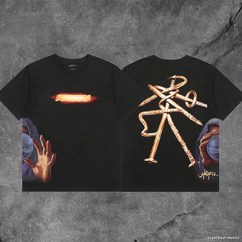 Denim Tears 2032-09 Black Style 3209 Graphic T-Shirt Travel Styling