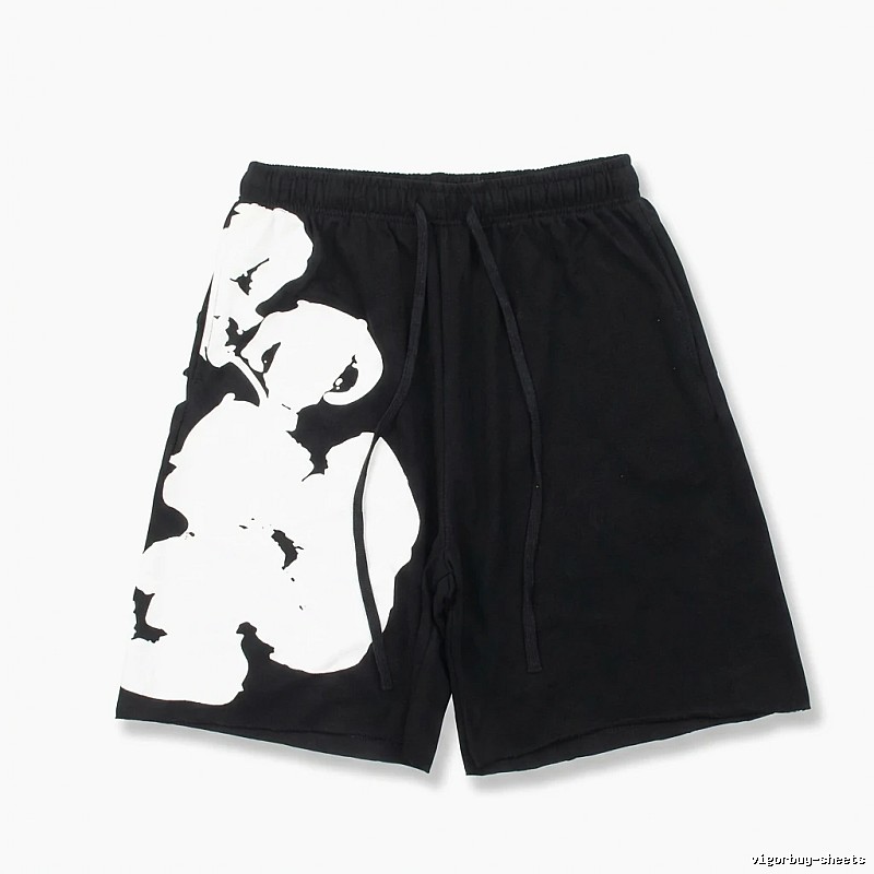 DENIM TEARS Panda Print Shorts