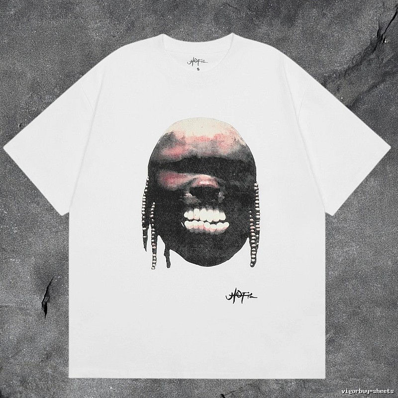 Denim Tears White Graphic T-Shirt Clean Colorway