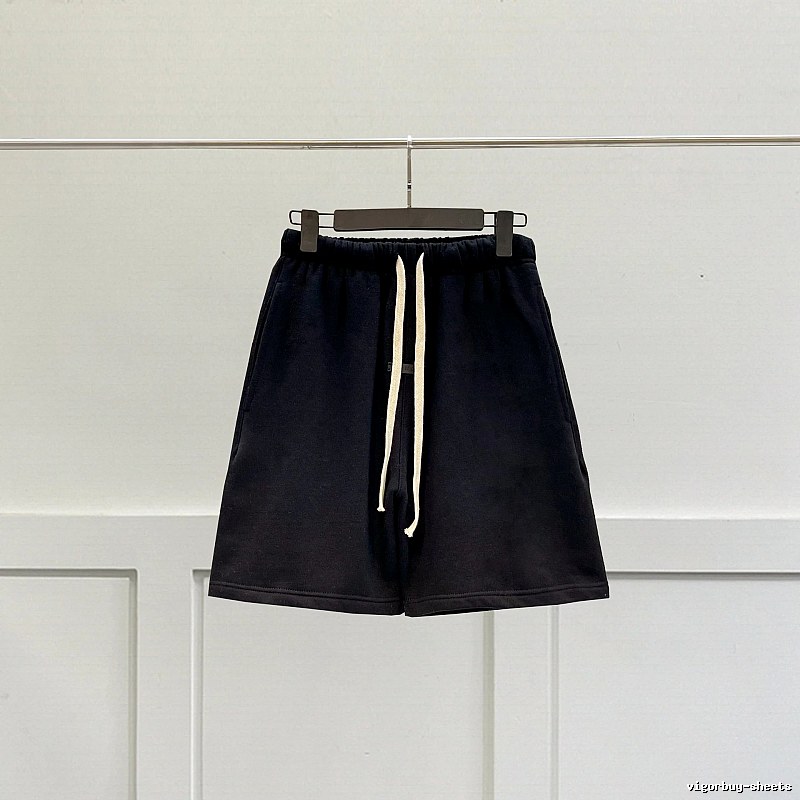 ESSENTIALS Basic Black Shorts