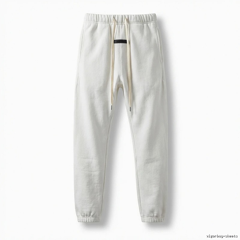 ESSENTIALS Basic Casual White Sweatpants