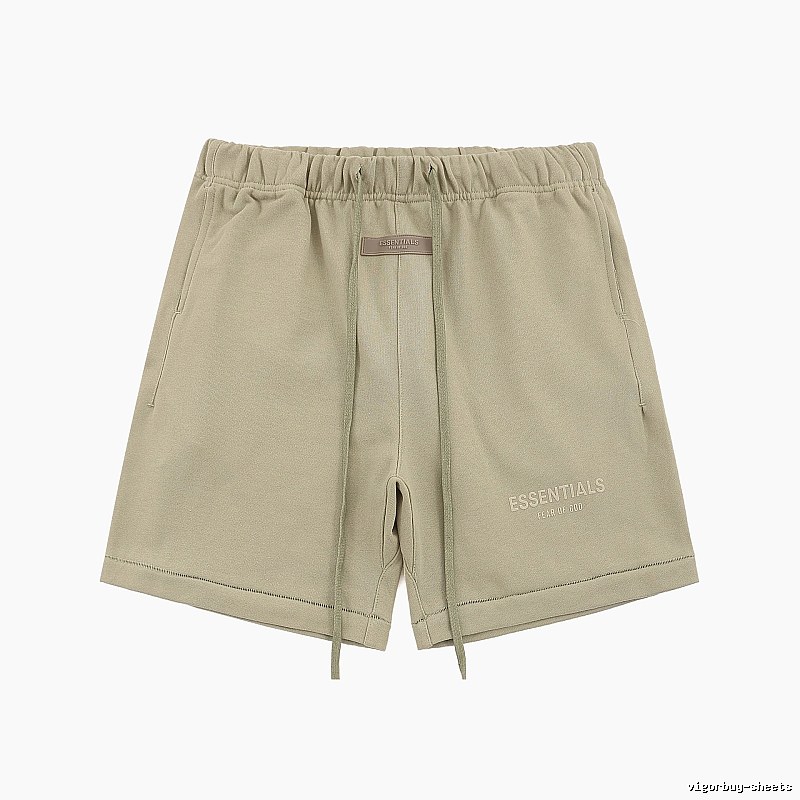 ESSENTIALS Basic Khaki Shorts