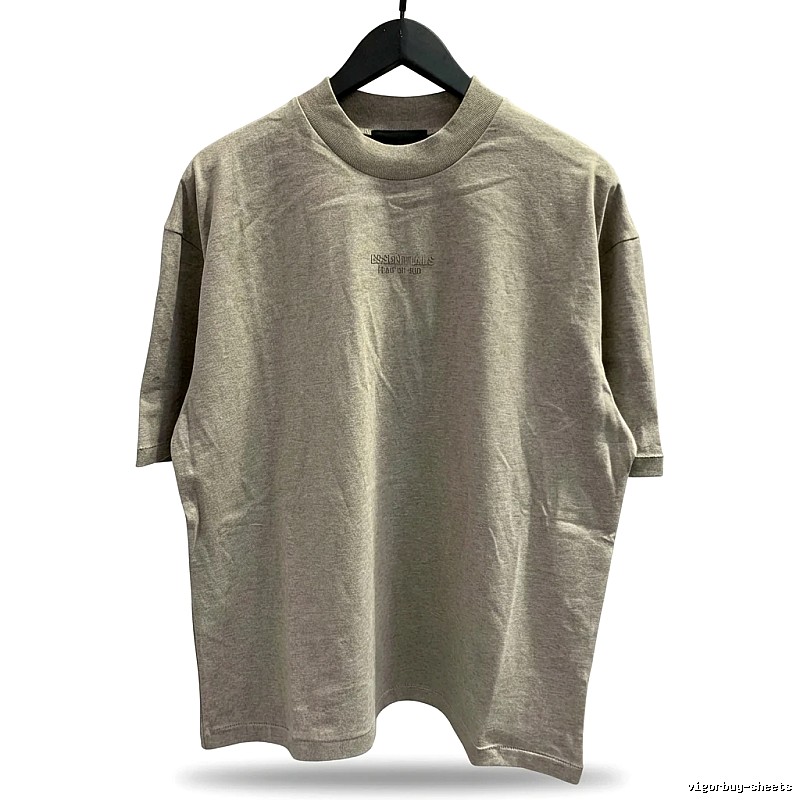 ESSENTIALS Basic Light Gray T-shirt