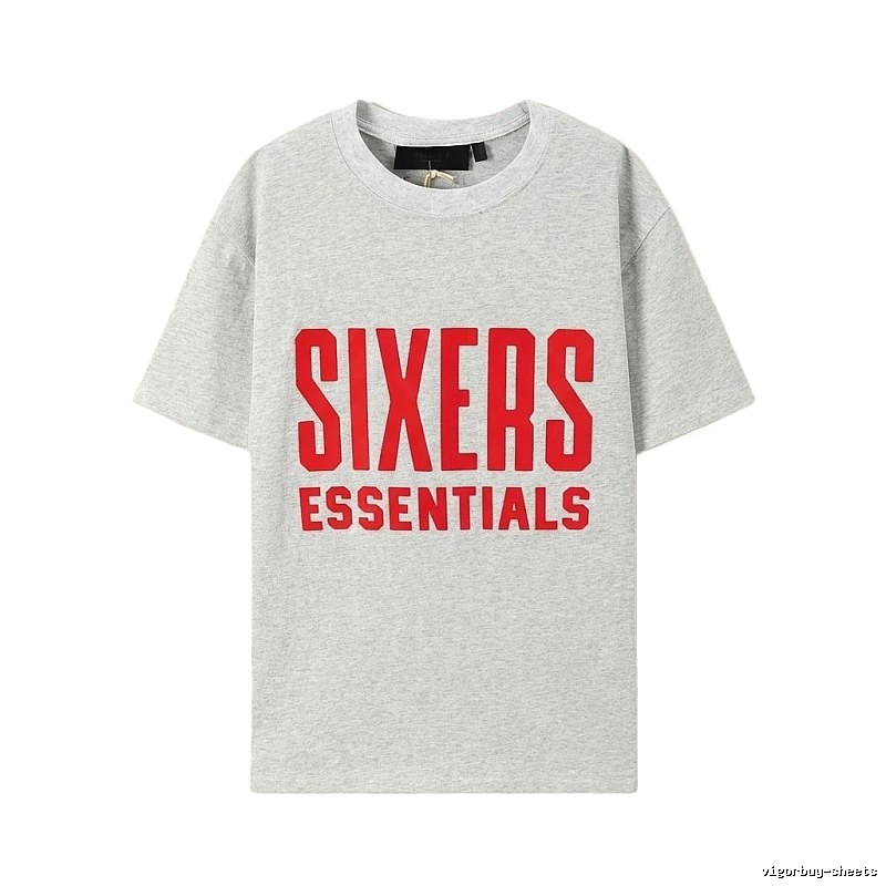 ESSENTIALS Grey Minimalist Style T-shirt