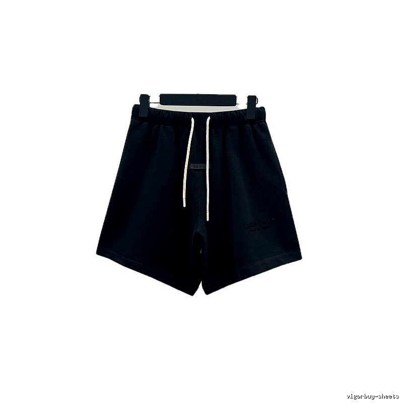 ESSENTIALS Minimalist Style Black Shorts