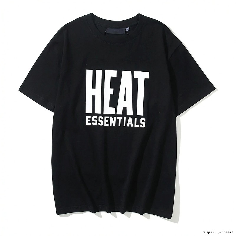 ESSENTIALS minimalist style black T-shirt