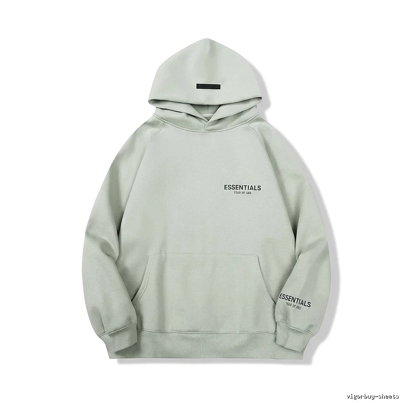 ESSENTIALS minimalist style light gray sweatshirt