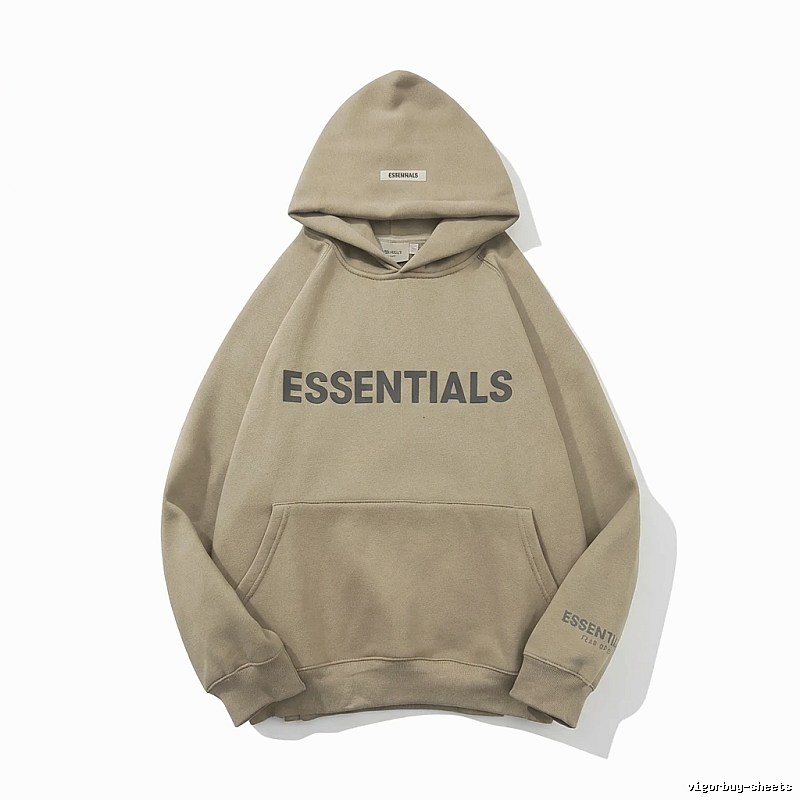 ESSENTIALS Simple Style Khaki Sweatshirt