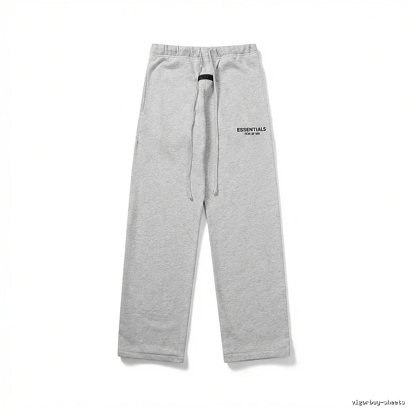 ESSENTIALS simple-style light gray sweatpants