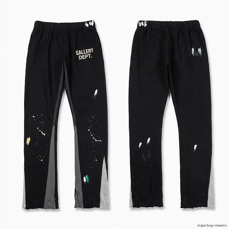 Gallery Dept Graffiti Style Black Long Pants