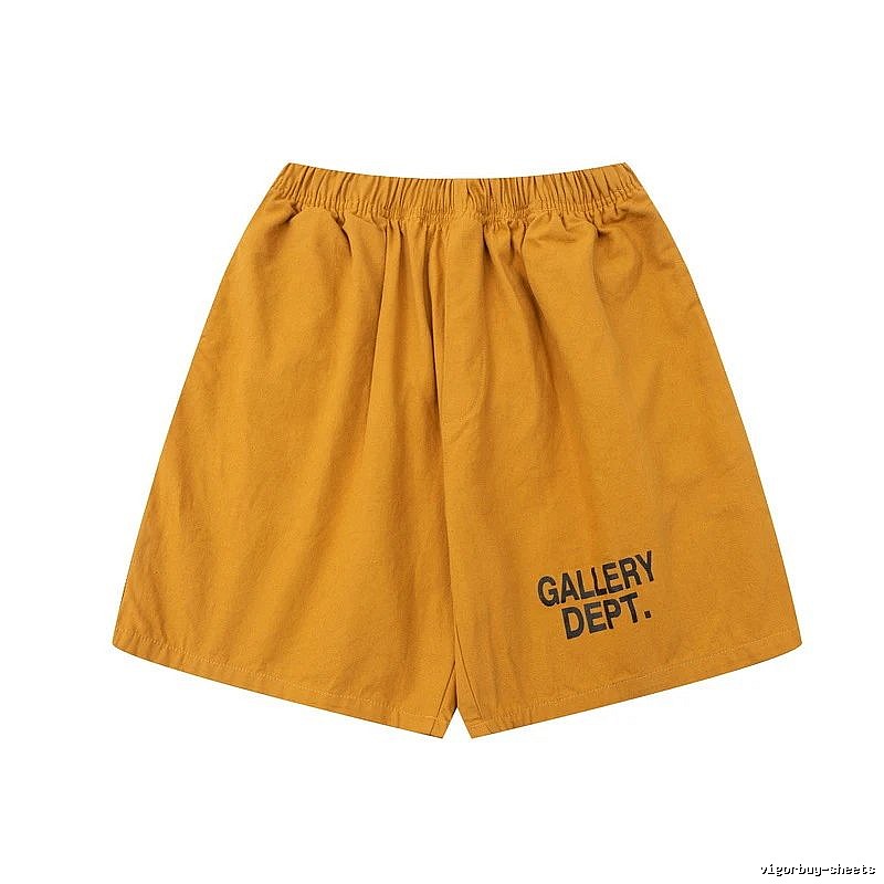 Gallery Dept. minimalist style yellow shorts