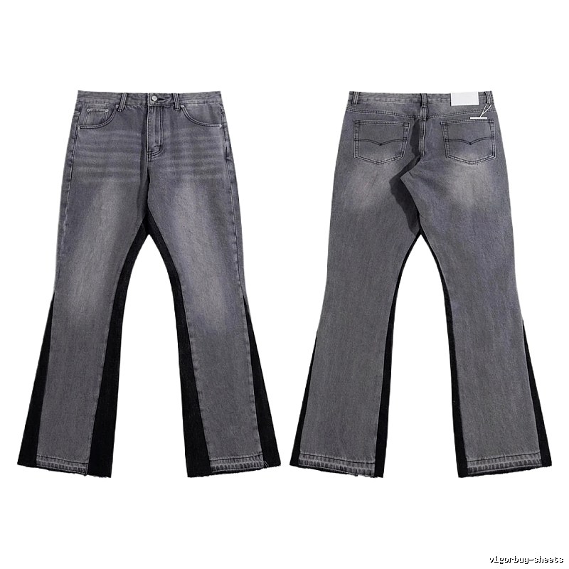 Gallery Dept patchwork grey-black jeans