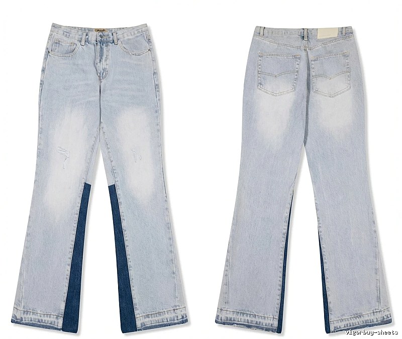 Gallery Dept Patchwork Wide-Leg Jeans