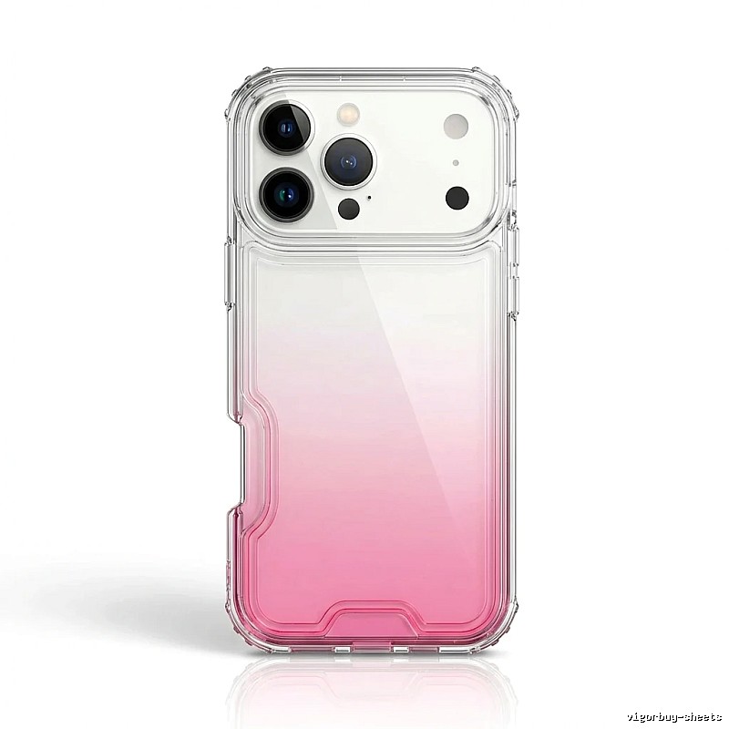 Gradual - change - style iPhone pink case of trendy brand