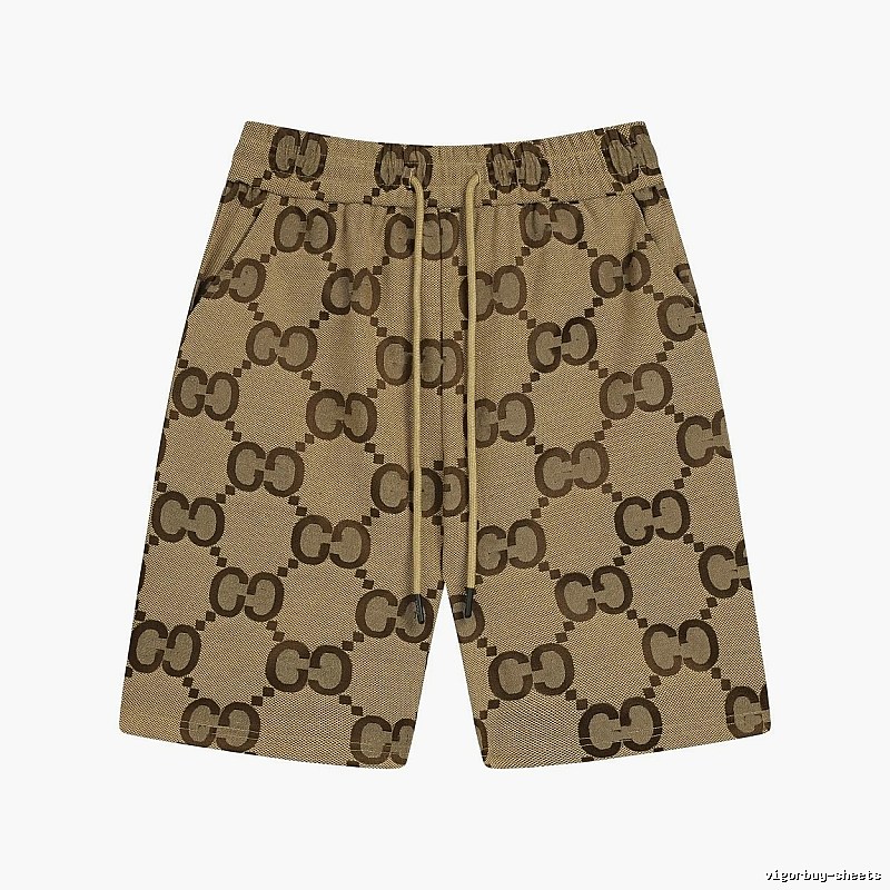 Gucci Double G Brown Retro Shorts