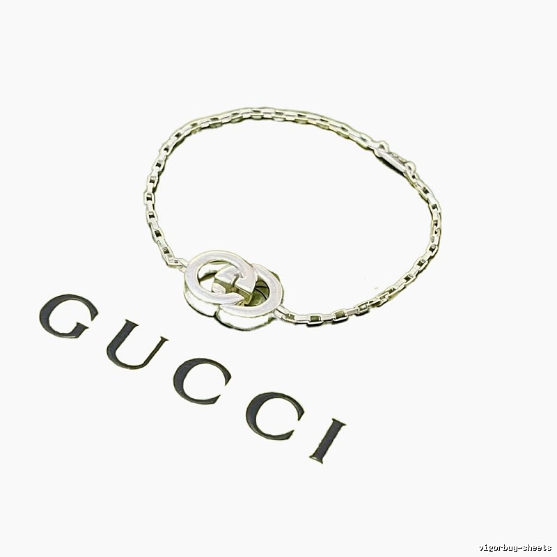 Gucci Double G Sterling Silver Bracelet
