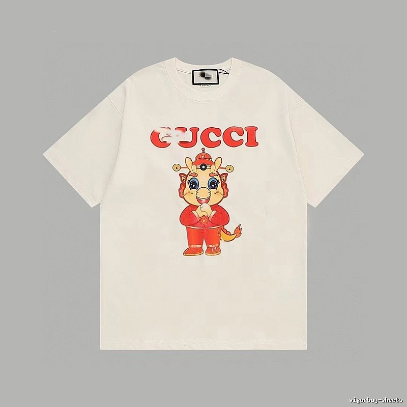 Gucci Year of the Dragon Limited Edition China Chic Style Off-white T-shirt