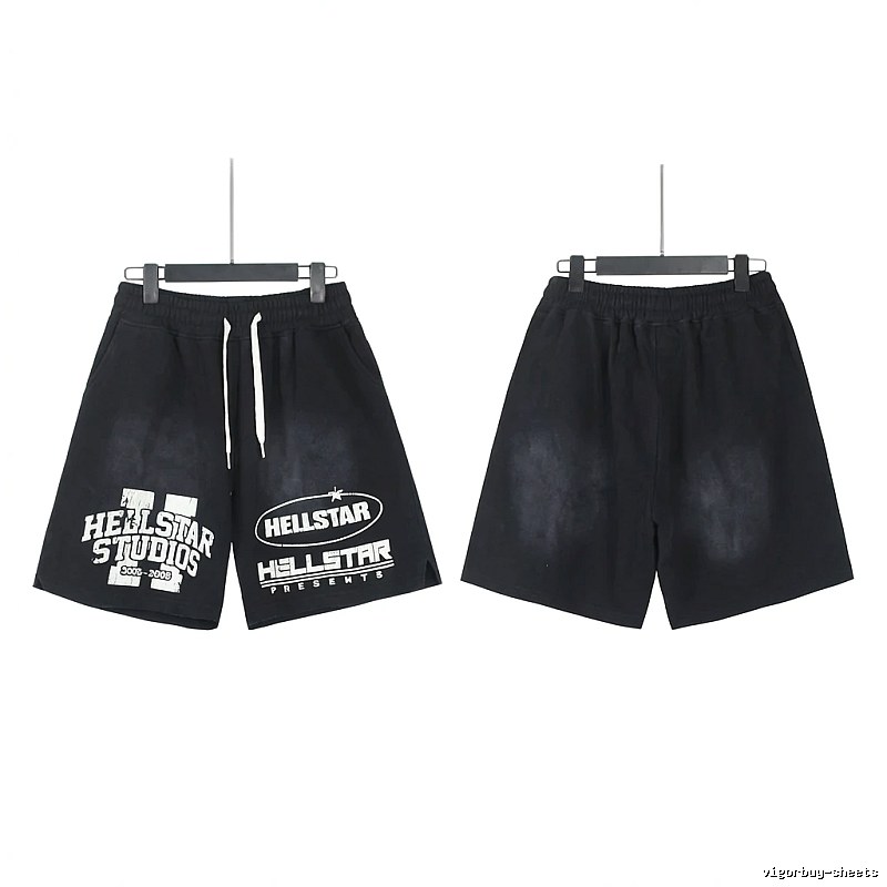 HELLSTAR American-style black shorts