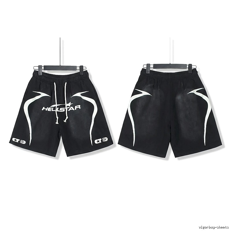 Hellstar dark style black shorts