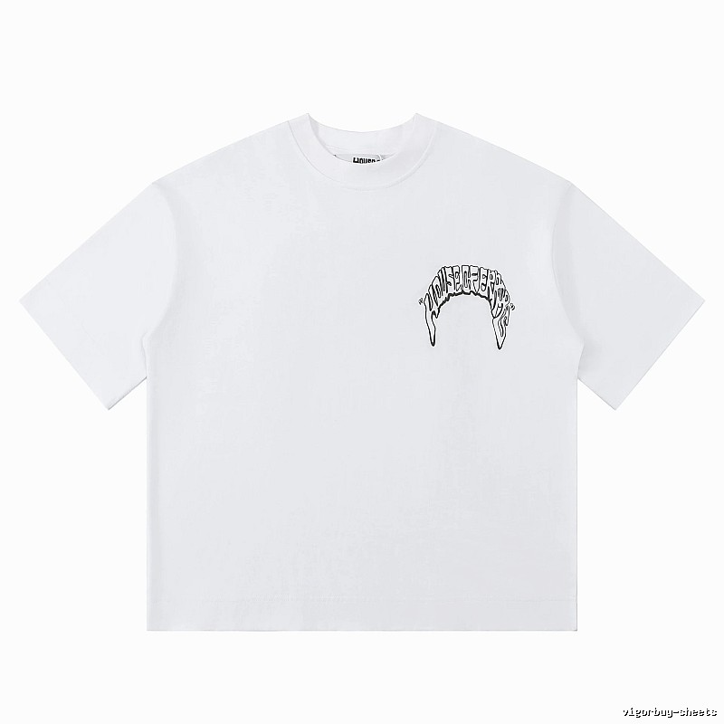 House of Errors Trendy White Short-sleeve Shirt