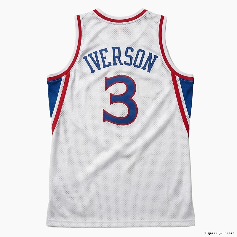 Iverson No. 3 retro-style jersey