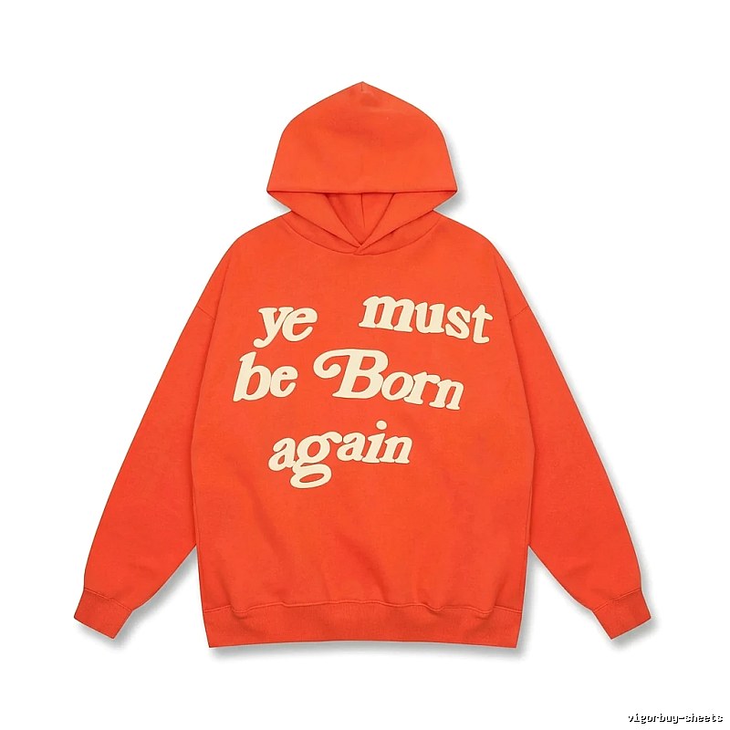 Kanye orange trendy style sweatshirt
