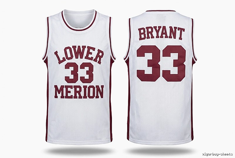 Kobe retro-style white basketball uniform