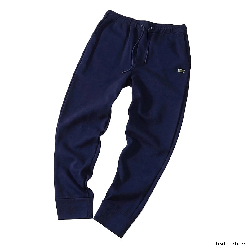 Lacoste sporty style navy blue sweatpants