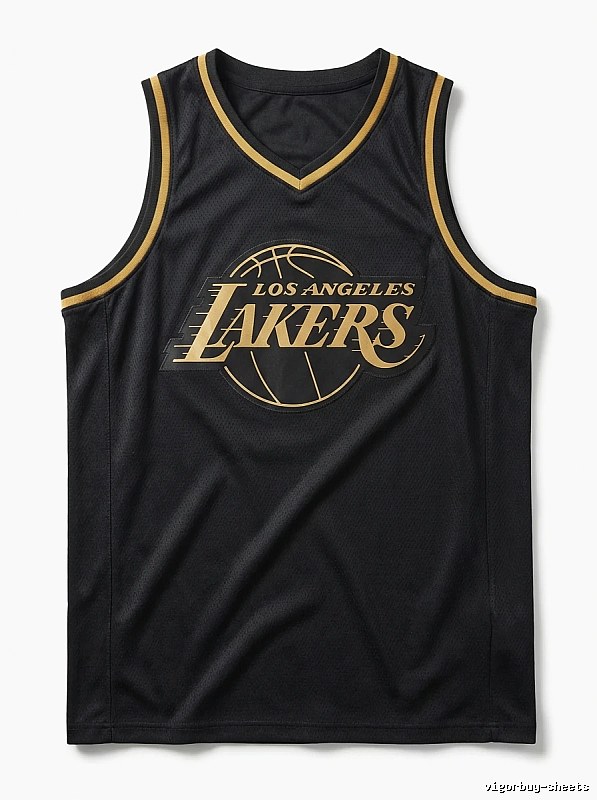 LBJ Lakers retro black jersey