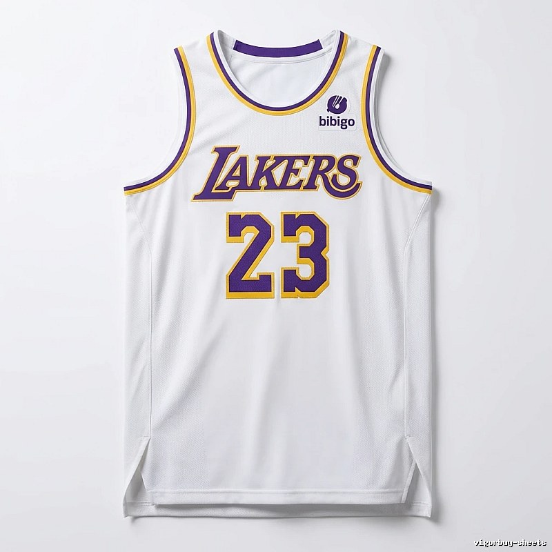 LBJ Lakers retro-style jersey