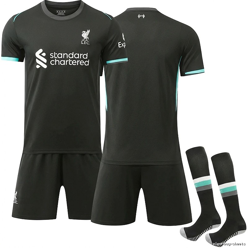 LFC sporty black jersey set