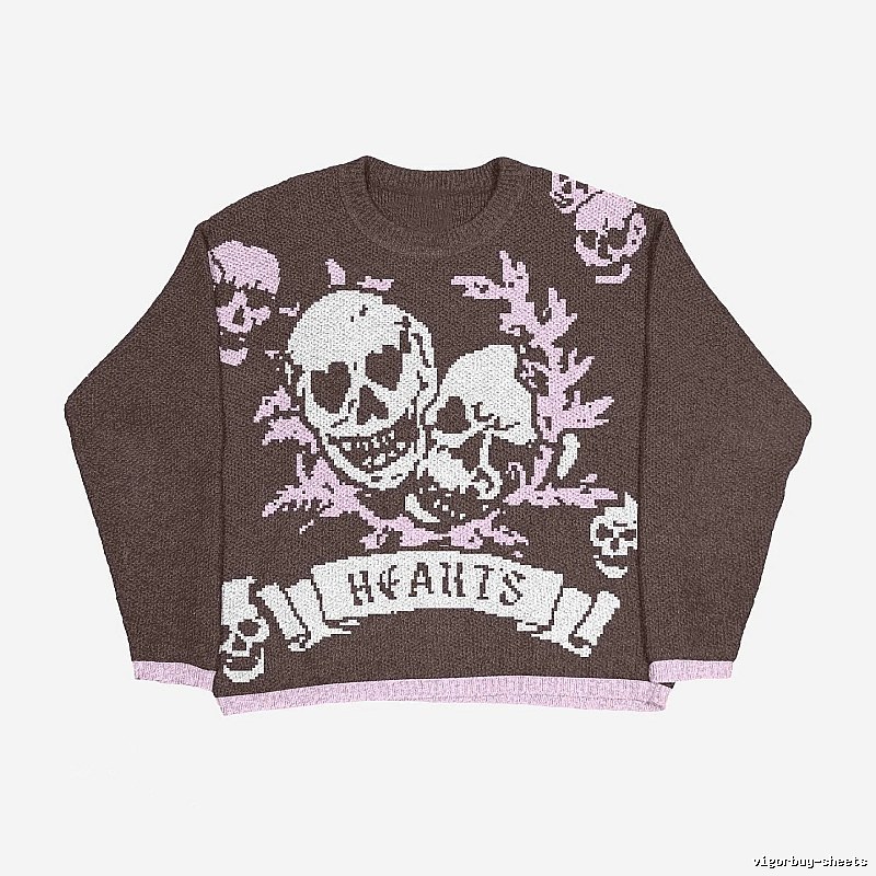Lightweight Anime graphic sweater Black Knit Top for Trend Styling