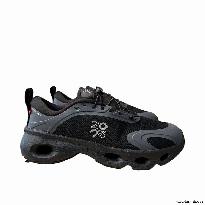 LOEWE black casual sports shoes
