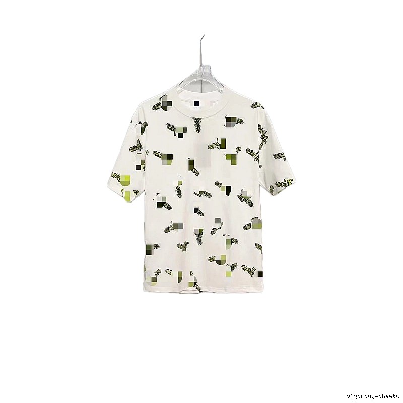 Louis Vuitton All-over Print Streetwear Style White T-Shirt