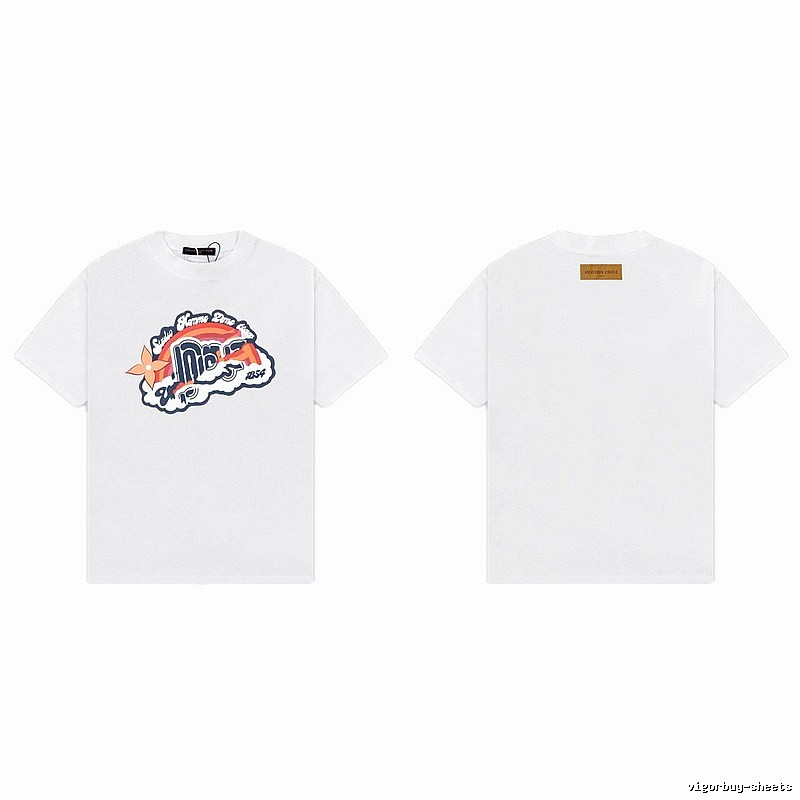 Louis Vuitton Printed Collection American Vintage White T-Shirt