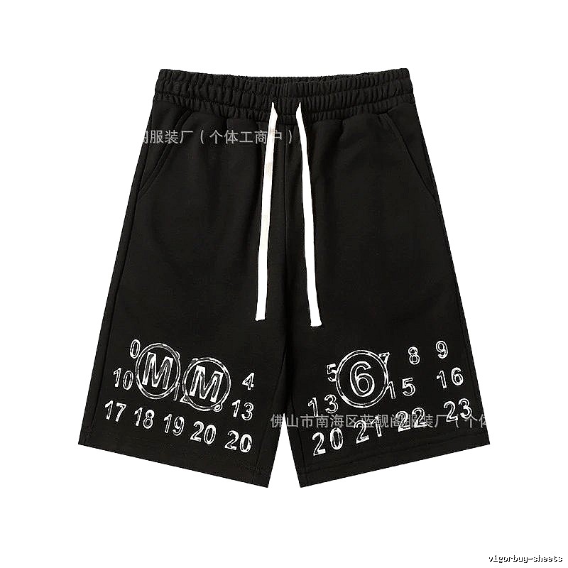 Maison Margiela digital print style shorts