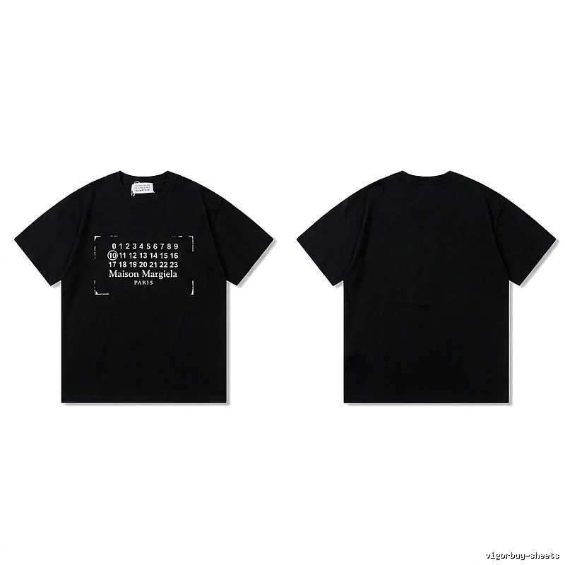 Maison Margiela Digital Style Black T-shirt