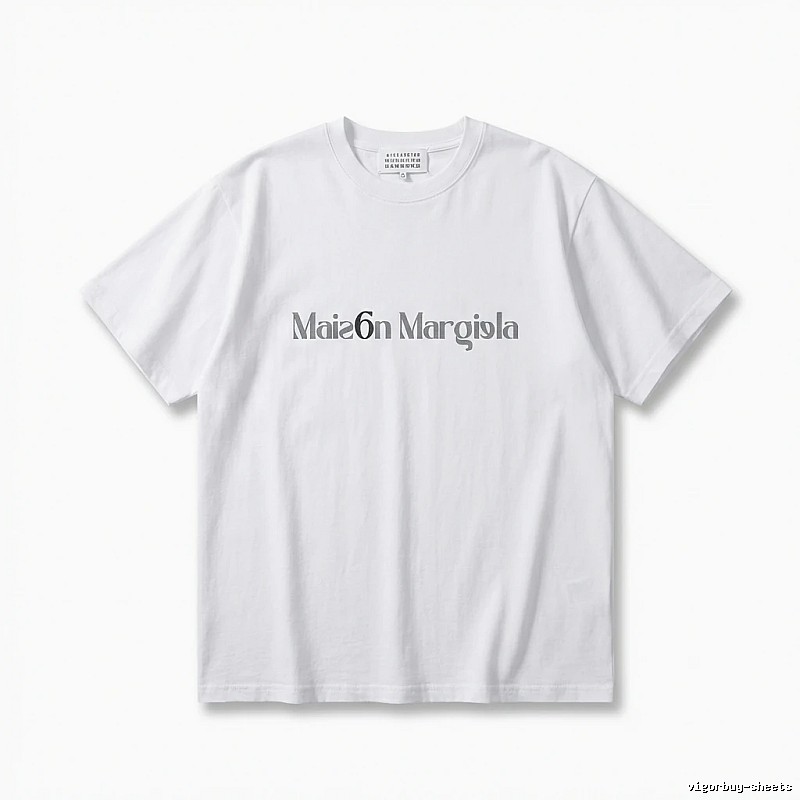 Maison Margiela minimalist style white T-shirt
