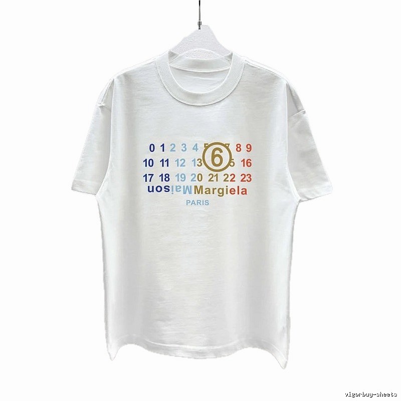 Maison Margiela MM6 Casual Style White T-Shirt