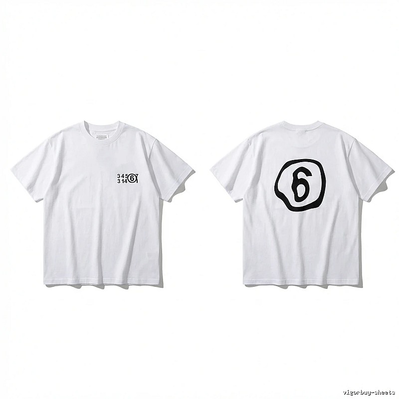Maison Margiela white T-shirt with digital printing